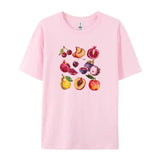 Retro Fruit Graphic Tees-Outfit
