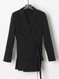 Design Blazer Woman 2025 New Collar High-End Long-Sleeved Small Suit With High-End
