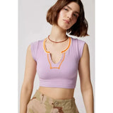 Crop Top 2023 Summer Women Vest Striped V Neck Sleeveless Knitted Tanks y2k Tees 2000s Aesthetic Clothes