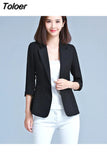 Women Single Button Blazers Business Office All-match Simple Temperament Soft Fashion Elegant Casual Work Streetwear