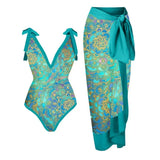 Toloer One-Piece Bikini Suit Women's Bikini Three-Piece