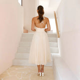 Women's Clothing 2025 Spring And Summer New High Fashion Mesh High-Collar Casual Hanging Neck Dress