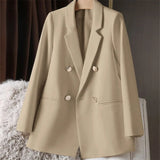 Toloer Suit Jacket Female Spring And Autumn 2024 New Small Spring And Autumn Suit Jacket Temperament Korean Version Casual Women-Outfit