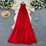 Design Sleeveless Knitted Dress Women's Summer Hair-Throw Slimming Pure Hot Girl Short