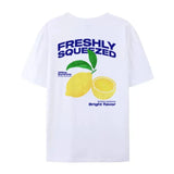 Freshly Squeezed Lime Print T-Shirt-Outfit