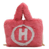 Plush Color Crossbody Bag-Outfit