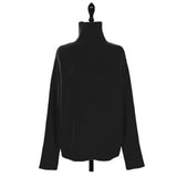 Elegant Autumn Winter Oversized Women Sweater New Solid Loose Turtleneck Knitted Sweaters Long Sleeve Pullover