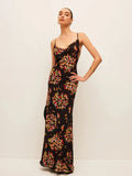 2025 New Sling Print V-Necked Trousers Short-Sleeved Women's Waist French