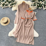 2025 Spring And Autumn New Women's Fashion High-Sleeves Long Sleeve Long Sleeve Coat Two-Sleeve