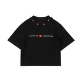 Toloer T-Shirt Women 2024 Summer New Korean Version Slim Slim Embroidery Hot Girl Student Short-Sleeved Jacket Women's