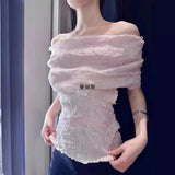 New French Pure Desire Folding Effect Syringe T-Shirt