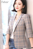 Women Fashion Temperament Professional Slim Elegant Long Sleeve Outerwear Chic Tops Office Clothing New 2023