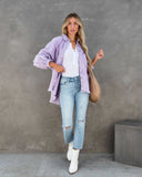 Women's Summer New Casual Do Old Casss Hole Loose Cowboy Coat