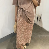 New Fashion High-Rise Thin-Skinny Dress Women Tight Waist After Open Elastic Straight