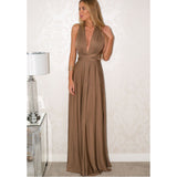 Cross-Back Sexy Tie Dress Long Dress Dress-Outfit