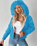 2025 Casual Jacket With Thick Hairy Bribute
