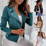 Fashion Solid Color Slim Zipper