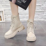 British Style Martin Boots-Outfit
