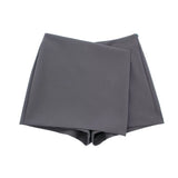 And Winter New Multicolor Asymmetrical Fashion Style Women's Trendy Skirt 4661515-Outfit