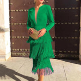 Sexy Perspective Splicing Lyso High Waist Fit-Up Evening Dress Dress Dress