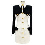 New Star Fashion Black And White Collage Shirt Collar Repair Kitted