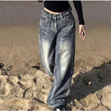 Vintage Distressed Baggy Boyfriend Jeans-Outfit