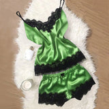 Exploding Pajamas Simulation Silk Pyjamas Large-Size Home Underwear Pajamas Skirt