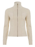 Breeze Breeze Jacket Retro Zippered Casual Jacket Women 2025 New Top