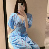 Jumpsuits Woman Dolka Pot High Waist V-neck Chiffon Loose Skinny Elegant