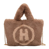Plush Color Crossbody Bag-Outfit