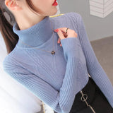 Sweater Women's Autumn And Winter Set-Up Bottom Shirt 2025 New Fashion Knitting