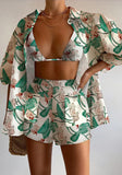 Fashion Casual Print Three-Piece Women's