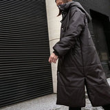 Winter Khaki Windproof Parkas Women Fashion Casual PU Leather Coats Women Elegant Long Cotton Jackets Female Ladies