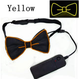 Light Up Mens Bow Tie Necktie Luminous Flashing For Dance Party Christmas Evening Party Decoration-Outfit