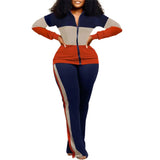 2025 New Women's Long-Sleeved Zipper Trousers