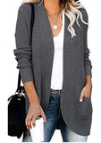 Toloer Exclusively For The Autumn And Winter New Ladies Fashion Long Sleeve Pocket Sweater Knit