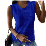 Explosion Women's 2025 Summer New T-Shirt Back Jacket Lace