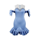 Perspective Mesh Crocus Stud Beaded Bow Bow Dress Party Big-Size Women's Dress