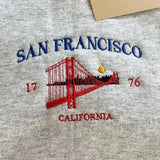 San Francisco Golden Gate Bridge Crewneck Sweatshirt-Outfit