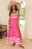 Women's High-End 2026 Spring And Summer New Sling Dress Print Long Dress Dress