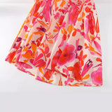 New Summer Printed Lace Dress Shows A Slim Dress At The Waist And 2298106.-Outfit
