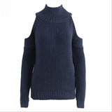 Sweaters Women Autumn & Winter Pullover Sexy Off Shoulder Long Sleeve Woman Sweater Pullovers Fashion Casual Moda Mujer