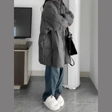 Down Cotton-Padded Jacket Women Winter 2024 New Thickened Korean East Gate Cotton-Padded Jacket Women In The Long Style-Outfit