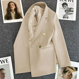 Toloer Green Fried Street Small Suit Jacket Female 2024 Spring And Autumn New Korean Version Net Red Temperament Small Leisure-Outfit