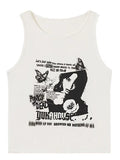 Toloer New 2024 Vest Wears The New Summer Sleeveless T-Shirt Slim Slim Sweet Hot Girl Short Top-Outfit
