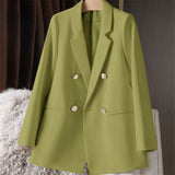 Toloer Suit Jacket Female Spring And Autumn 2024 New Small Spring And Autumn Suit Jacket Temperament Korean Version Casual Women-Outfit