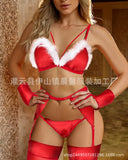 Sex Lingerie Sexy Three-Point Christmas Dress Seduction Sexy Role-Playing Hot