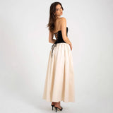 Summer New Fashion Thrombole-Width Sleeveless Dress Women's