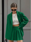 Fashion Casual Suit 100 Folded Skirt Dress Suit Women's