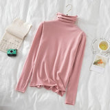Turtleneck Sweaters 2021 Autumn Winter Sweater Knitted Pullover Long Sleeve Women Sweaters Tops Jumper Pull Femme